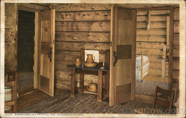 Bedrooms, Old Faithful Inn Yellowstone National Park