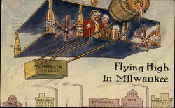 Flying High in Milwaukee Wisconsin Postcard Postcard Postcard