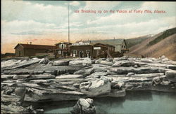 Ice Breaking Up on the Yukon Postcard