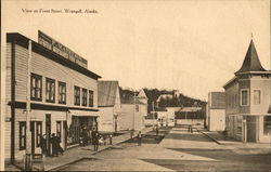 View on Front Street Postcard