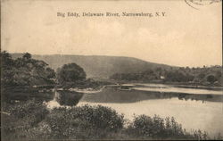 Big Eddy, Delaware River Postcard