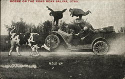 Scene on the Road Salina, UT Postcard Postcard Postcard