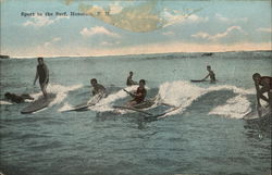 Sport in the Surf Honolulu, HI Postcard Postcard Postcard