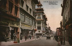 Grant Avenue, Chinatown Postcard