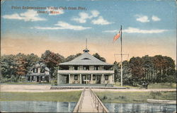 Point Independence Yacht Club from Pier Onset, MA Postcard Postcard Postcard