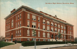 Brockton High School Massachusetts Postcard Postcard Postcard