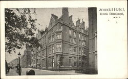 Arundel Hotel, Victoria Embankment, W.C. 2 London, United Kingdom Postcard Postcard Postcard