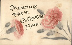 Greetings from St. Charles Minn. Postcard