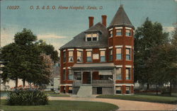 O.S. & S. O. Home Hospital Postcard