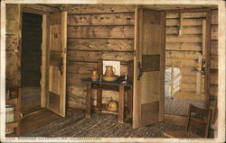 Bedrooms, Old Faithful Inn Postcard