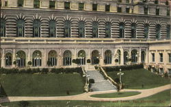 Fairmont Hotel and Lawn Postcard