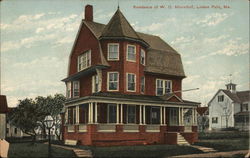 Residence of O. Moendorf Lisbon Falls, ME Postcard Postcard Postcard