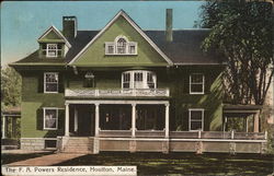 F. A. Powers Residence Postcard