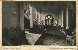 Main Foyer, Keith's New Theatre Postcard