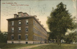 Parker Hall, Bates College Postcard