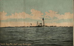 Halfway Rock Light Postcard