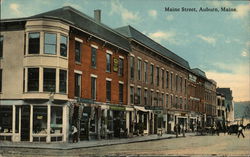 Maine Street Auburn, ME Postcard Postcard Postcard