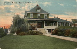 Tacconett Club Winslow, ME Postcard Postcard Postcard