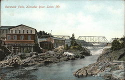 Caratunk Falls, Kennebec River Postcard