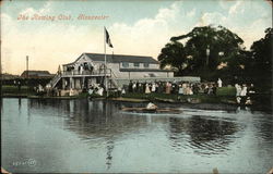 The Rowing Club Gloucester, MA Postcard Postcard Postcard