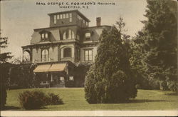 Mrs. George C. Robinson's Residence Postcard