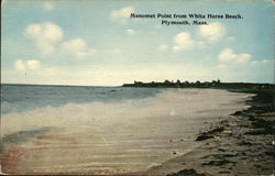 Manomet Point from White Horse Beach Plymouth, MA Postcard Postcard Postcard