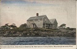 Old Goldthwaite House - Oldest House Postcard
