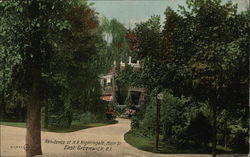 Residence of H. R. Nightingale, Main Street Postcard