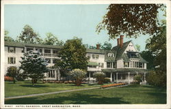 Hotel Oakwood Great Barrington, MA Postcard Postcard Postcard