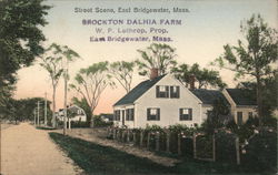 Street Scene East Bridgewater, MA Postcard Postcard Postcard
