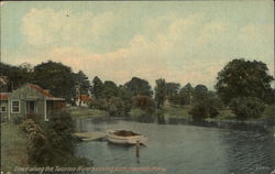 Down Along the Taunton River Looking East Postcard