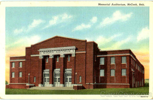 Memorial Auditorium McCook Nebraska