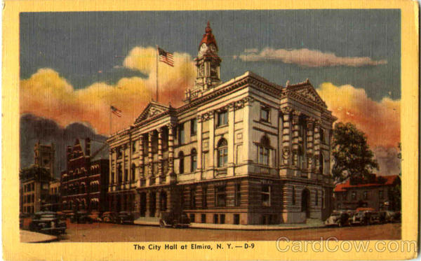 The City Hall At Elmira New York