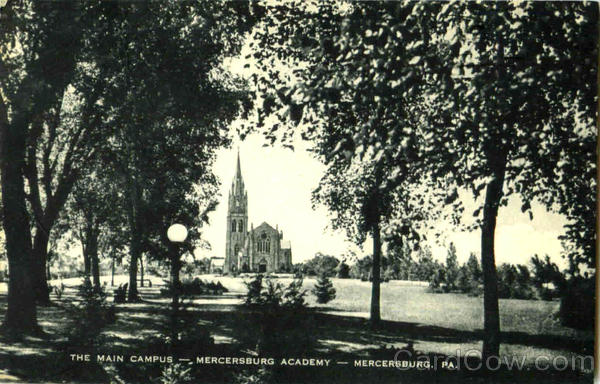 The Main Campus Mercersburg Academy Pennsylvania