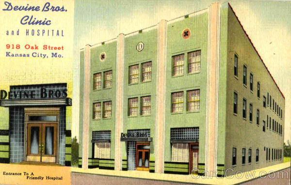 Devine Bros, Clinic And Hospital, 918 Oak Street Kansas City Missouri