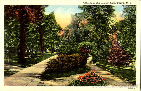 Beautiful Island Park Fargo North Dakota