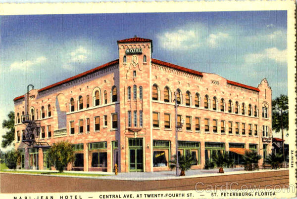 Mari-Jean Hotel, Central Ave St. Petersburg Florida