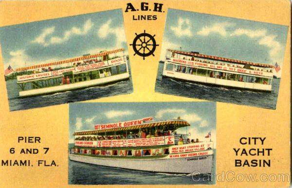A. G. H. Lines, Pier 6 & 7 Miami Florida