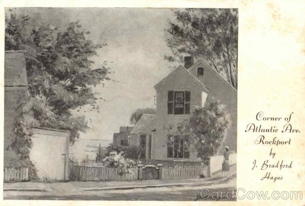 Corner Of Atlantic Ave Rockport Massachusetts