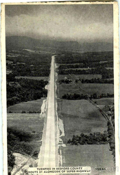 Pennsylvania Turnpike In Bedford County
