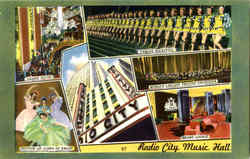 Radio City Music Hall Postcard