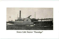 Seneca Lake Steamer Onondaga Postcard