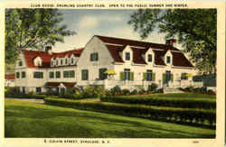 Club House, E. Colvin Street Postcard