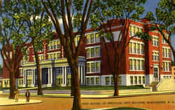 High School Of Practical Arts Building Postcard