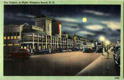 The Casino At Night Hampton Beach, NH Postcard Postcard