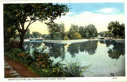 Wingfield Park And Truckee River Postcard