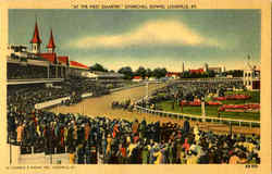 At The First Quarter Churchill Downs Postcard