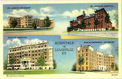 Hospitals Of Louisville Postcard