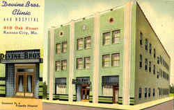 Devine Bros, Clinic And Hospital, 918 Oak Street Postcard