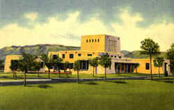 Library , University Of New Mexico Postcard